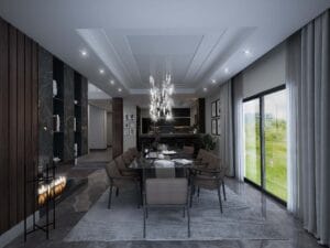 Private villa In Istanbul - Derun architecture and interior design - residential design - villa interior and exterior design - Turkey and UAE